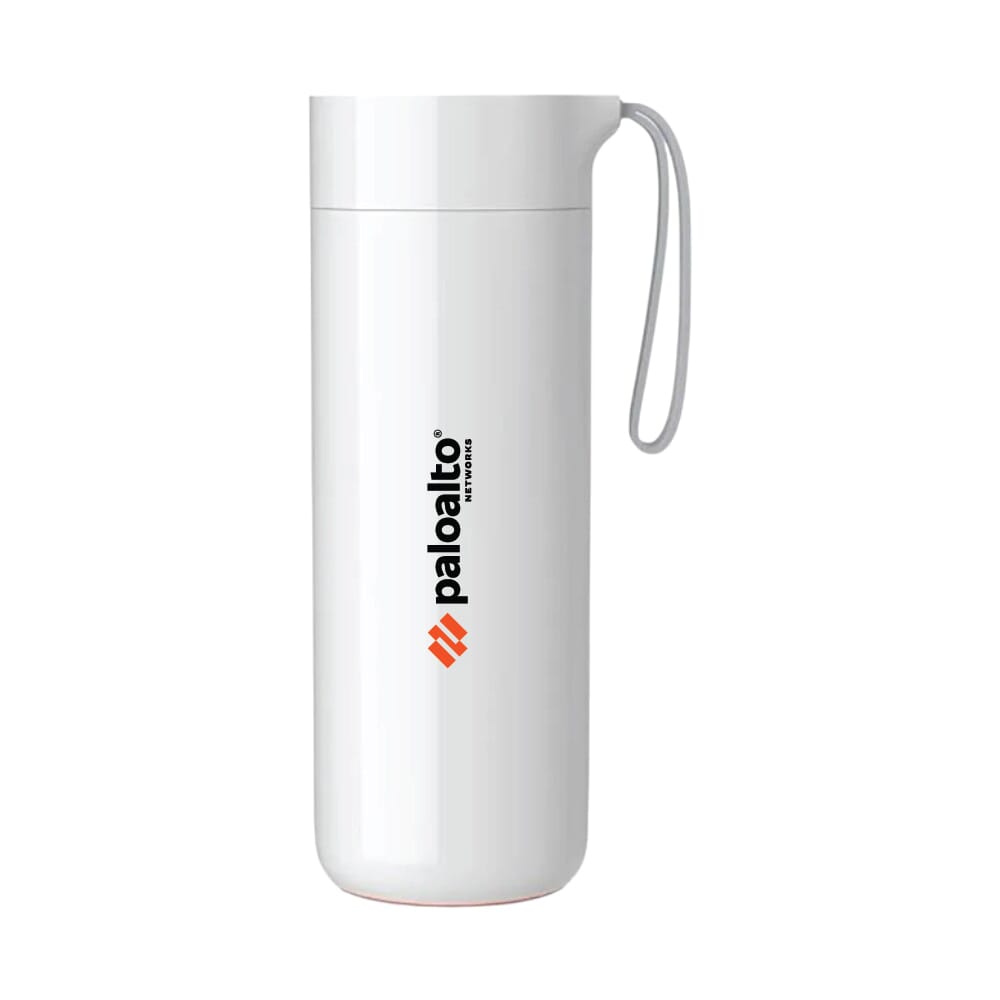 Artiart Butterfly Thermal Suction Bottle- White- 400ml